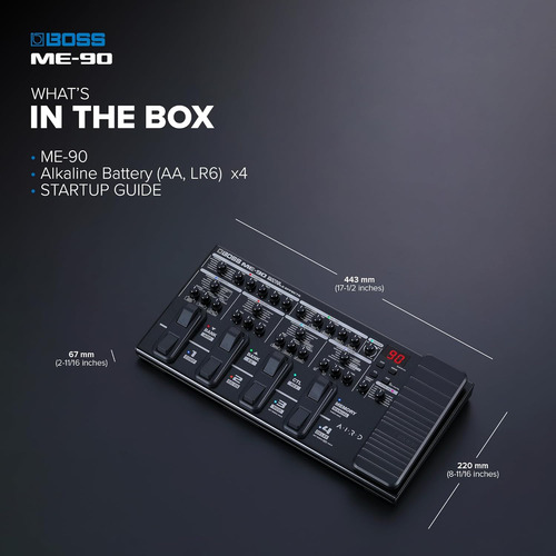Pedal Multiefectos Para Guitarra Boss Me-90