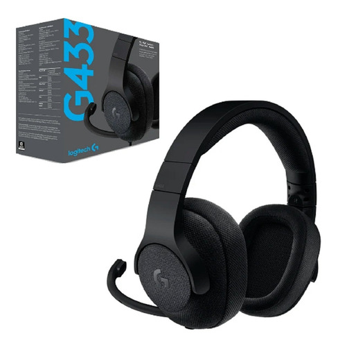 Audífonos Logitech G433 Wired 7.1 Sound Gaming Headset Usb