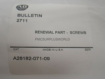 A28182-071-09 A2818207109 Allen Bradley Resurplusal Part Zzg