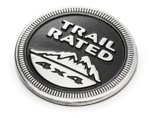 Emblema Logo Trail Rated Jeep Rubicon Cherokee Wrangler 