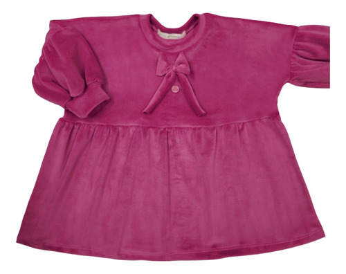 Buzo Vestido Plush Mini Anima Bebe Kids Abrigo Cherry