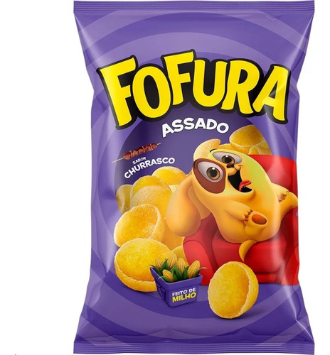 Salgadinho de Milho Fofura churrasco 80 g