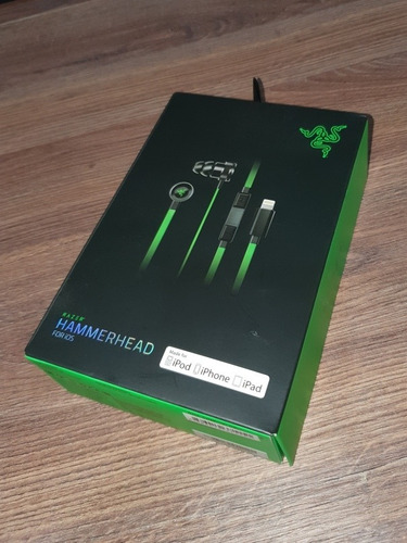 Fone De Ouvido Razer Hammerhead Para iPhone Com Microfone