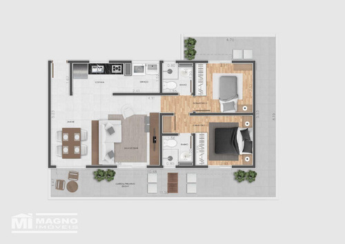 Imagem 6 de 7 de Apartamento Com 2 Dormitórios À Venda, 56 M² Por R$ 471.000,00 - Mooca - São Paulo/sp - Ap1868