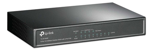 Switch 4 Puertos Poe+ Tp-link Tl-sg1008p 10/100mbps 8 Ptos