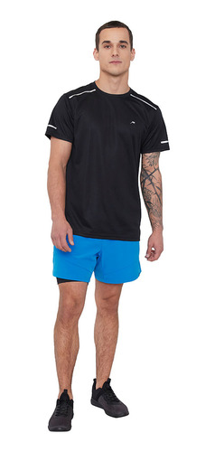 Short Hombre Deportivo Running Azul Corona