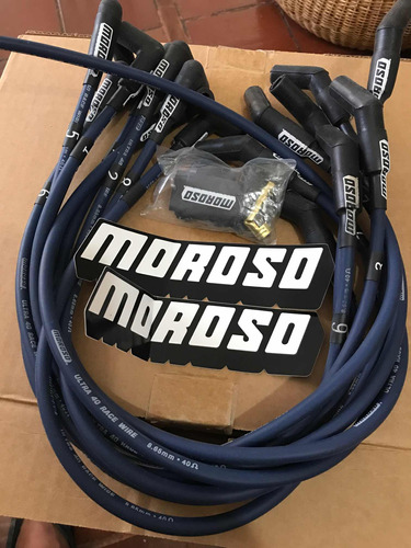 Cables De Bujias Moroso 8,65mm Ultra 40 Para Ford 302