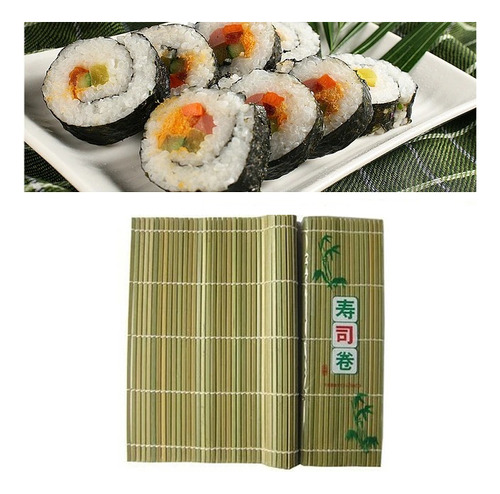 Esterilla Para  Sushi  Mat De Bambu Cocina Chef 