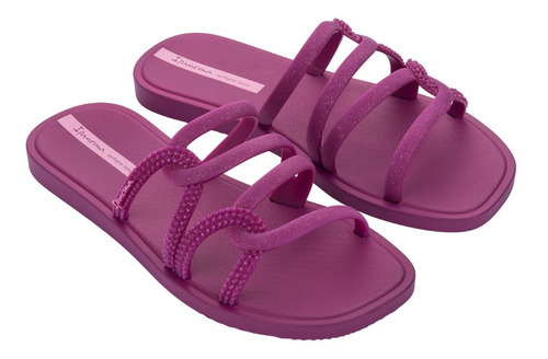 Sandalias Ipanema Solar Mais Slide Mujer Fucsia