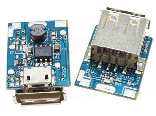 Cargador Bateria Litio Y Step Up 5v Powerbank 1a | Icutech