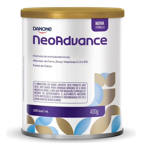 Danone Neo Advance 400g - Kit Com 3 Latas - Neoadvance
