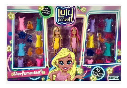 Luly Pocket Muñecas Perfumadas + Accesorios Ditoys - Yamanca