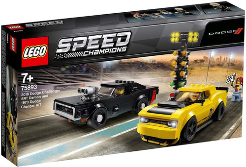 Lego Dodge Challenger Srt Demon R/t - 75893 478 Piezas