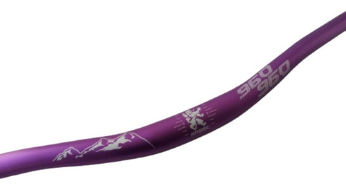 Manubrio Krsec Purpura Doble Altura 31.8 Mtb Enduro Dh 800mm