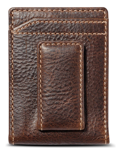 Casa De Jack Co. Ivor Billetera Bifold Con Clip Para Dine...