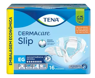 Fralda Tena Slip Dermacare - Tamanho: Eg - Com 16 Fraldas