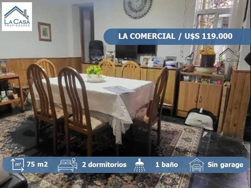 Apartamento En La Comercial 2 Dormitorio Con Patio.