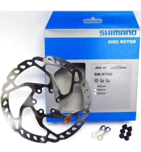 Shimano Deore SLX SM rt66 6 agujeros disco de freno 203mm 180mm 160mm bicicleta