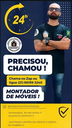Montador De Móveis Jacarepaguá Anil Montagens Aparti R$:80