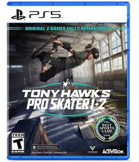 Tony Hawk Pro Skater 1+2 Para Playstation 5 Edición Estándar