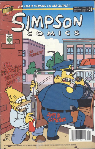 Simpson # 53 La Edad Versus La Maquina - Hombre Radiactivo