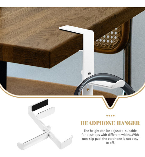 Soporte Para Auriculares Con Clip Ajustable Para Colgar Deba