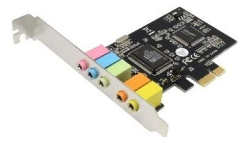 Tarjeta De Sonido Brobotix 651923 24 Bit 5.1 Pci-e Negro /v