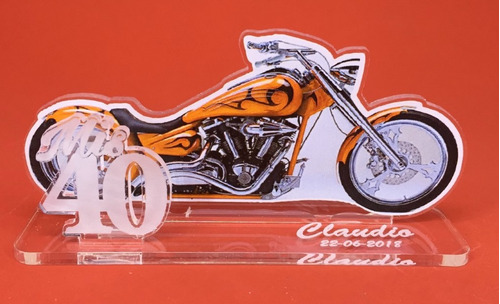 Souvenirs Hombre Cumple 18 50 40 Años Moto Harley
