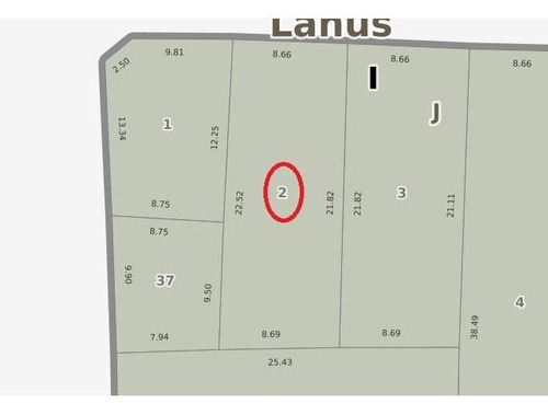 Imagen 3 de 4 de Terreno - Lanús Oeste
