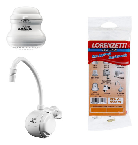 Resistência Original Lorenzetti Bello Banho 5500w 220v