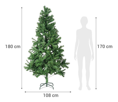 Árbol De Navidad Pascua 180 Cm