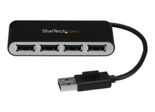 Startech - Hub Usb 2.0 4 Puertos Con Cable Integrado