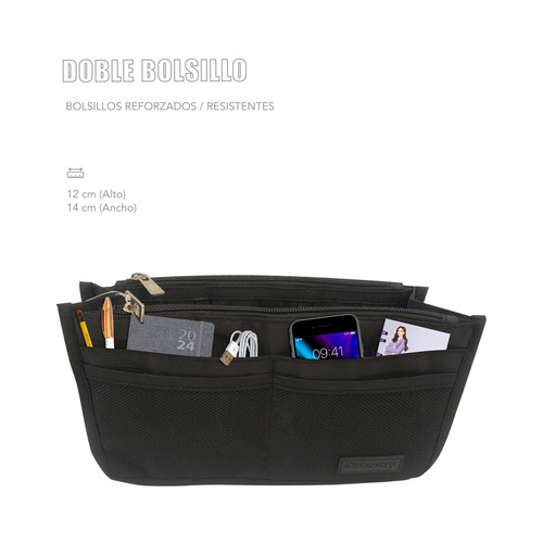 Organizador Ropa Makeup Viaje Porta Documentos Mediano Avion