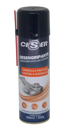 Spray Desengripante Lubrificante Multiuso 300ml Ciser 1 Unid