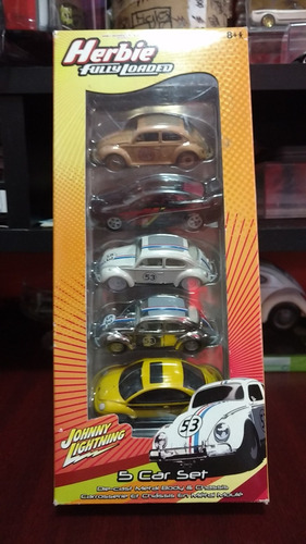 5 Pack Jonny Lightning Herbie El Cupido Motorizado