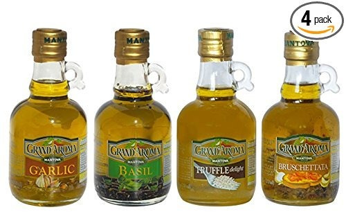 Mantova Bruschetta / Trufa / Ajo / Albahaca, Conjunto De 4 B