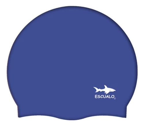 Gorras Natación Modelo Adulto Azul Marino - Escualo Diseño de la tela Liso Talla unitalla