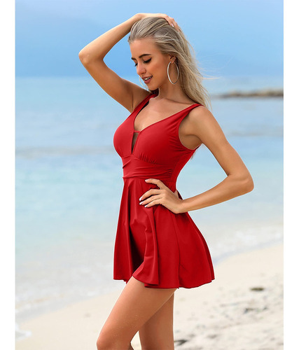 Traje De Baño Vestido Completo Para Mujer | Meses sin intereses Traje De Baño Vestido Completo Para Mujer | Meses sin intereses