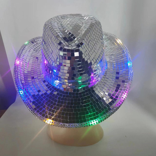 . Sombrero De Vaquero De Discoteca, Sombrero De Iluminado