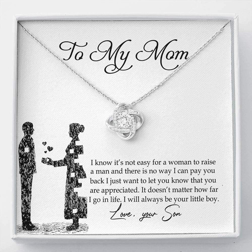 Collar Nudo Amor «to My Mom From Son  Boyfriend I Know It's
