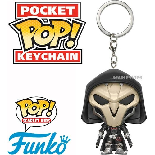 Funko Pop Llavero Overwatch Reaper Original Scarlet Kids