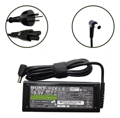 Cargador Sony Original 19.5v 3.9a Pcga Ac19 V39 V19 V20 V34 Con Cable A La Pared De Regalo