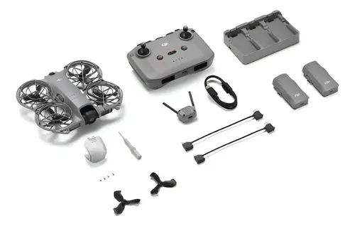 Drone Dji Neo 2 Fly More Combo Controle S/ Tela Br Cinza Cinza