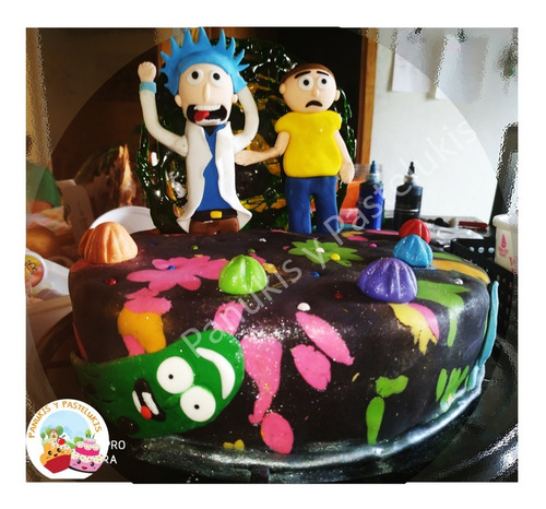 Pastel De Fondant Rick & Morty