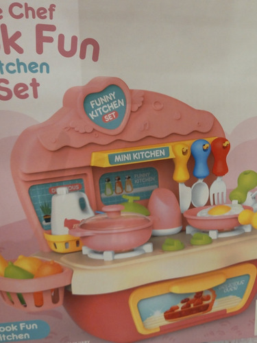 Set De Cocina Para Niñas Juego Kitchen Juguetes