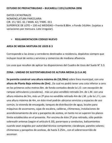Imagen 2 de 10 de Inmejorable Oportunidad - Lote En Venta - Parque Chas