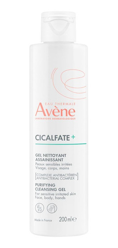 Avene Cicalfate+ Gel Limpiador X 200 Ml