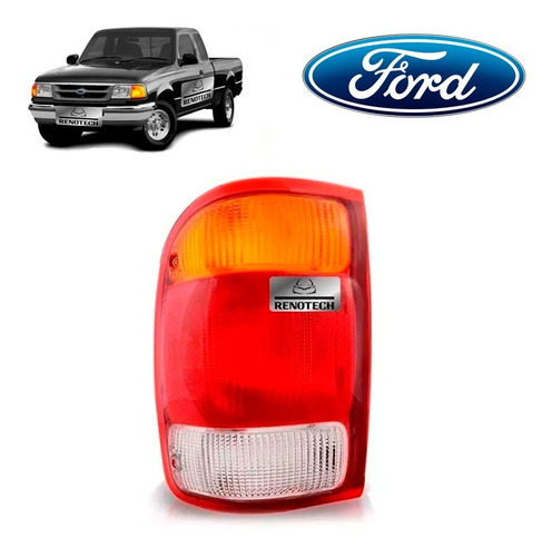 Lanterna Traseira Esq Tricolor Ford Ranger 98 A 01 031165-x