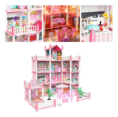 Casa De Muñecas Building Playset Juguetes For Estilo A