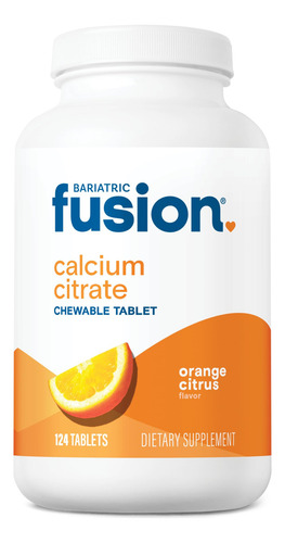 Tableta Masticable Bariatric Fusion Citrato De Calcio 1300 M